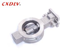 Wholesale Water Oil Gas Wafer Butterfly Valve Double Flange End Gear Operated DN300 from china suppliers