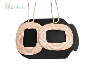 Wholesale Copper 2.4H Wireless Charger Coil 20*25mm Silk Covered Wire from china suppliers