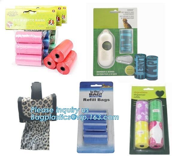 Garbage bag Dog poop bags T-shirt Plastic bag Laundry bags trash bag Nappy Sacks Produce bag die cut/loop handle bags Dr