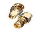 Gold Plating RF Coaxial Connectors SMA Male to Female Adapter 50 Ohm 1.9 VSWR
