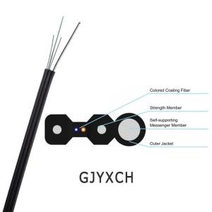 Wholesale GJYXCH/GJYXFCH Outdoor Self Supporting FTTH Drop Cable 1/2/4 Core Single Mode Figure 8 Fiber Optic Cable from china suppliers