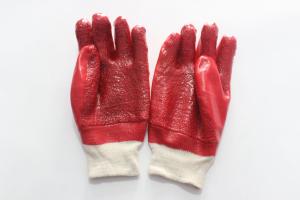 Wholesale Red Pvc Smooth Surface Oil Resistant Acid And Alkali Resistant Industrial Working Red Pvc Coated Glove from china suppliers