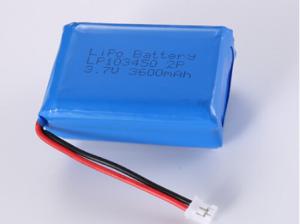 Wholesale LP103450 3.7v 3600MAH li ion battery manufacturers Lipo Battery Lithium Polymer Rechargeable Battery with Open Voltage of 3.7V from china suppliers