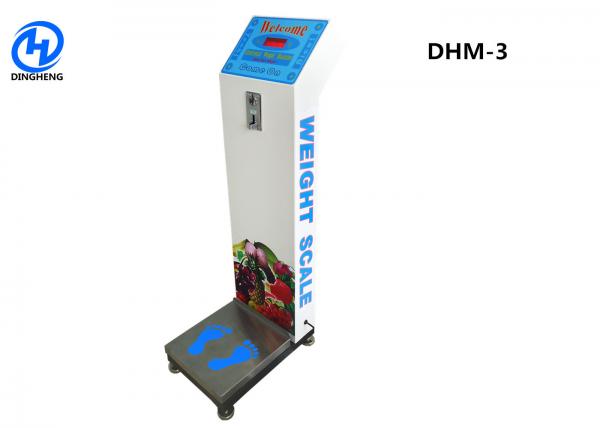 Quality coin operated weighing scales with LED Dislay and voice broadcast for sale