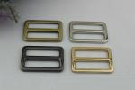 High end zinc alloy 32 mm light gold metal adjustable slide buckles for handbags
