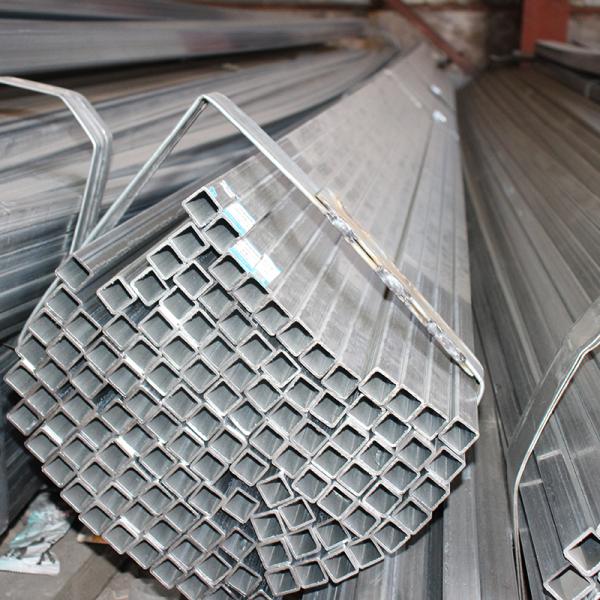 Q195 Galvanised Square Tubing And Rectangular Steel Pipes And Tubes