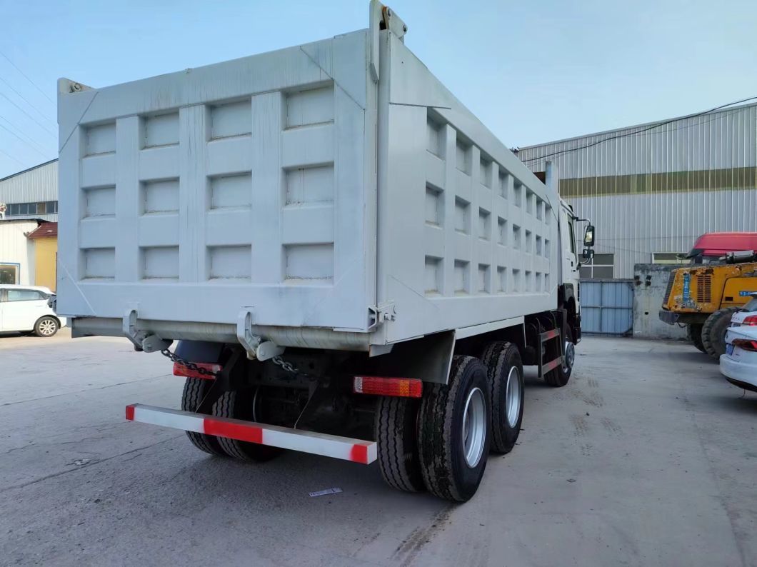 351-450HP Sinotruck HOWO 6*4 White Dump Truck Secondhand Truck 10wheeler