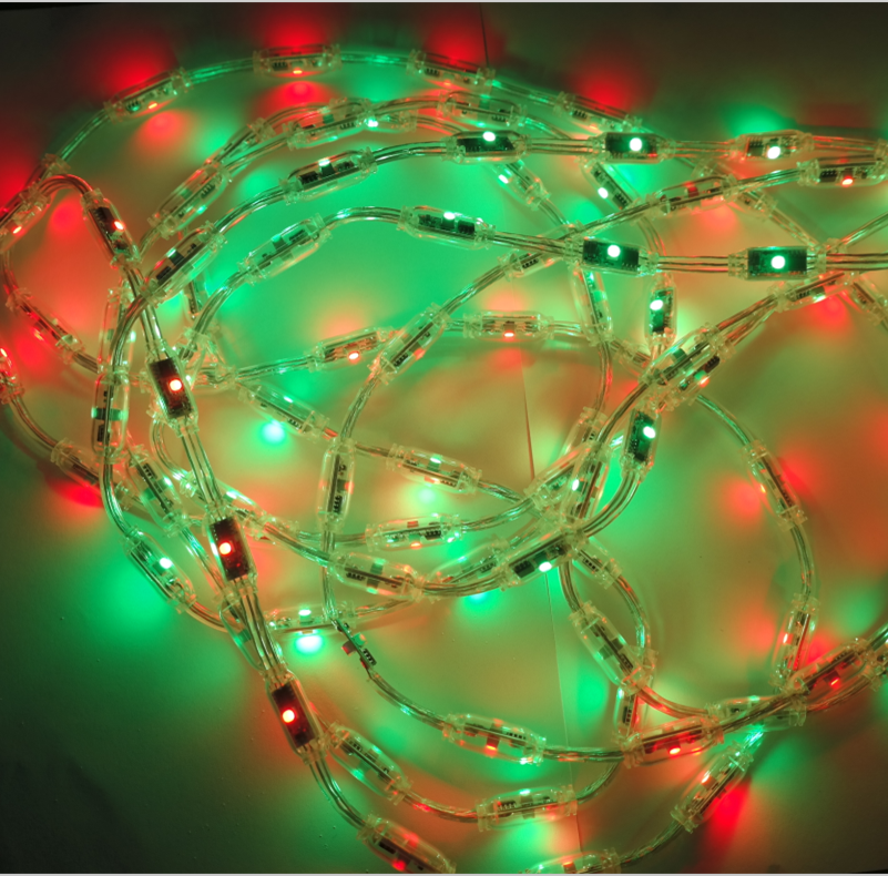 3D LED Christmas Lights 0.72W Consumption Per Piece For Outdoor Pixel Lighting