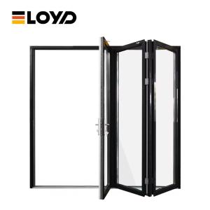 Wholesale Extra Large Bifold Patio Doors Garden Aluminium Front Doors Storefront from china suppliers