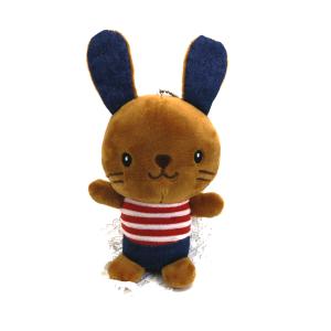 Wholesale Cute Rabbit Doll Key Chain Brown Fleece Cloth Corduroy Material from china suppliers