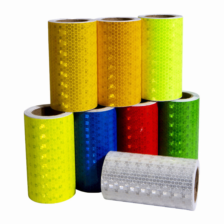 Honeycomb Crystal Lattice Reflective Film Traffic Safety Reflective Warning Tape