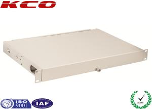 Wholesale Outdoor 1U 48 Port Fiber Optic Patch Panel Sc Rack Mounted 0.15dB Insertion Loss from china suppliers
