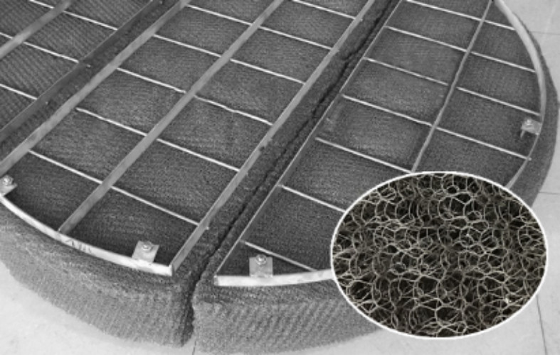 316 SS Wire Mesh Demister Pad Durable Vapor Liquid Separation For Industrial Use