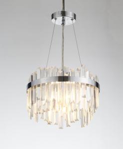 Wholesale OEM D33x51cm Crystal Glass Pendant Light For Hotel from china suppliers