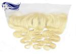 Blonde Color Font Full Lace Wigs Human Hair Swiss Lace 4 Inch
