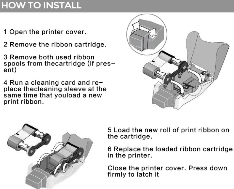 Compatible Datacard Printer YMCKT Color Ribbon 535000-003 for Professional Printing