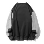 OEM Men's Crew Neck Long Sleeve Sweatshirts Fashion Color Block Pullover