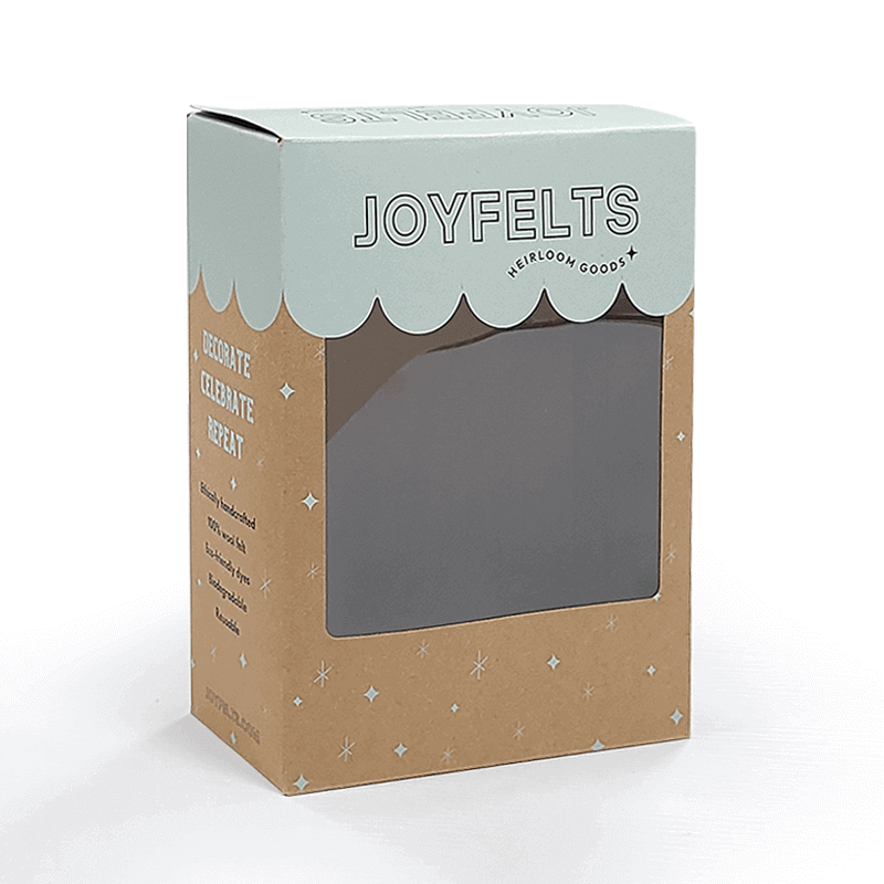 Kraft Paper Tuck Top Auto Lock Boxes With Cutting Windows Customized Shape