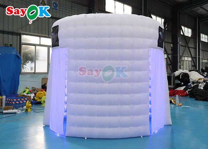OEM Inflatable Photo Booth Tent Automatic Inflatable 360 Photo Booth Enclosure Backdrop