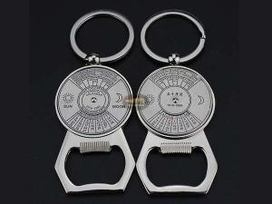 Wholesale Cool Zinc Alloy Promotion Gift China Feng Shui Innovative Bottle Opener Keychain Blank Logo Engraved from china suppliers
