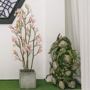 Wholesale 160cm Height Artificial Potted Floor Plants Stunning Ornament Pink Sakura from china suppliers