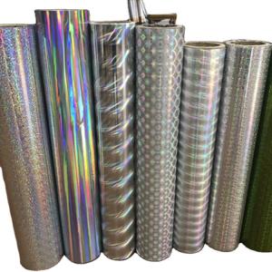 Wholesale UV Resistant Embossed Clear Holographic Film Silver Laser Packaging Film from china suppliers