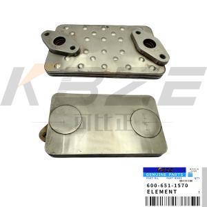 Wholesale KBZE 3P OIL COOLER CORE 600-651-1570 6006511570 FITS KOMATSU 4D95 EXCAVATOR ENGINE from china suppliers