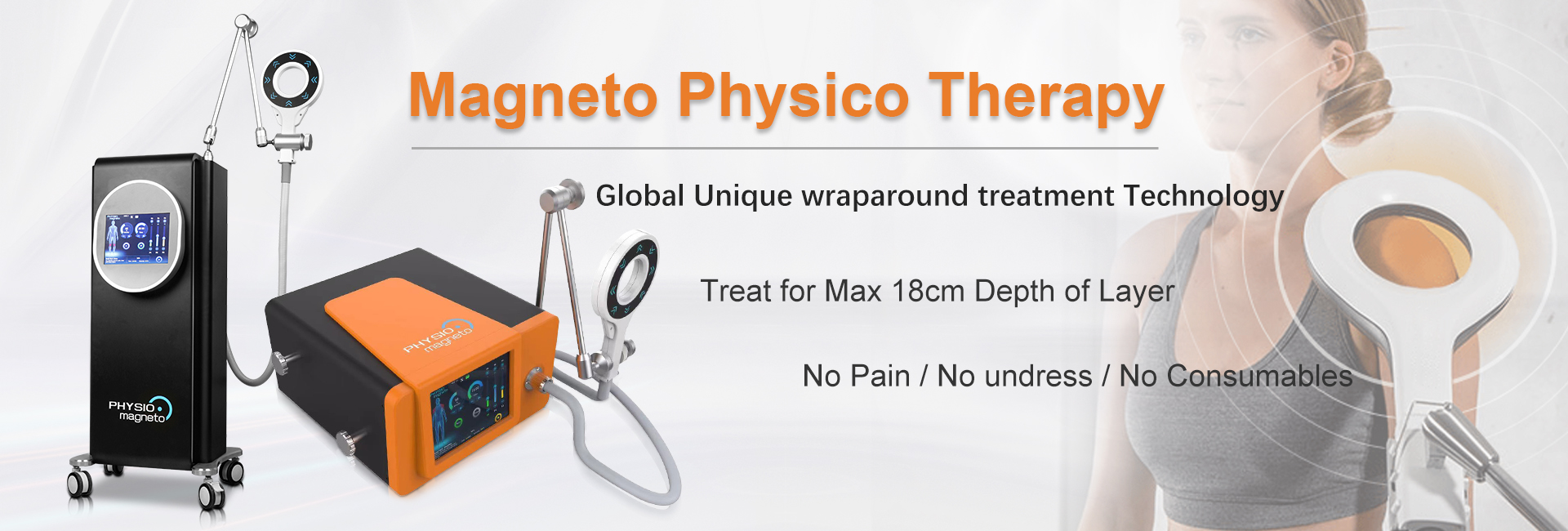 Touch Screen Magnetic Therapy Device 300Khz Frequency Physical Musculoskeletal Therapy Machine