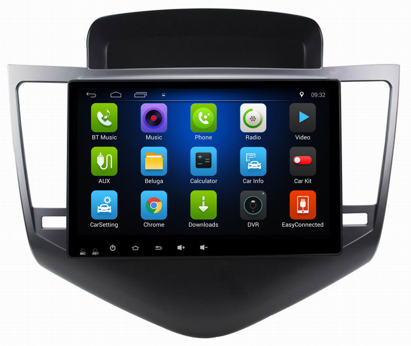 Ouchuangbo car multi media android 8.1 for Chevrolet Cruze support SWC wifi 4 Core CPU BT dual zone