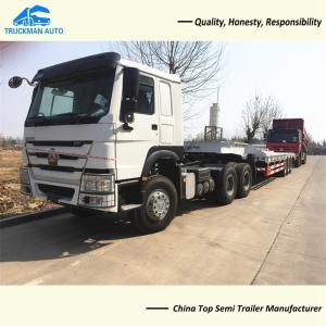 Wholesale 3 Axle 70 Tons Lowbed Semi Trailer Mechanical For Senegal from china suppliers