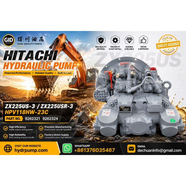 Hydraulic Pump for John 450CLC Excavator K5V200DPH101R-OE11 4432815 9184686 9202400