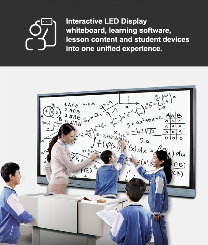 UHD 4K Interactive Touch Screen Monitor Zero Gap Glass 3