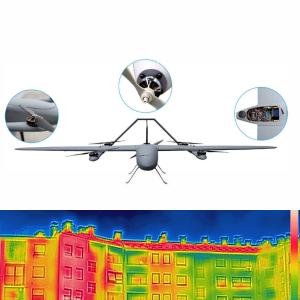 Wholesale VTOL Powerline Inspection Drone 640X480 640X512 Thermal Resolution Ranging HXCG468 from china suppliers