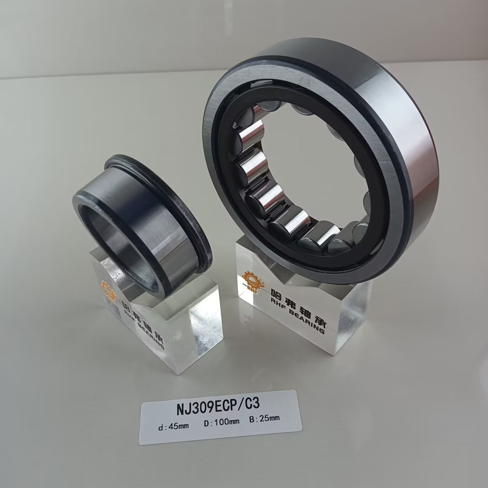 Single Row 45*100*25mm NU/NJ/NF309ECP Cylindrical Roller Bearing with Oil Lubrication