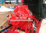 NFPA 20 Standard Fire Fighting Water Pump , Electric Motor Driver Horizontal