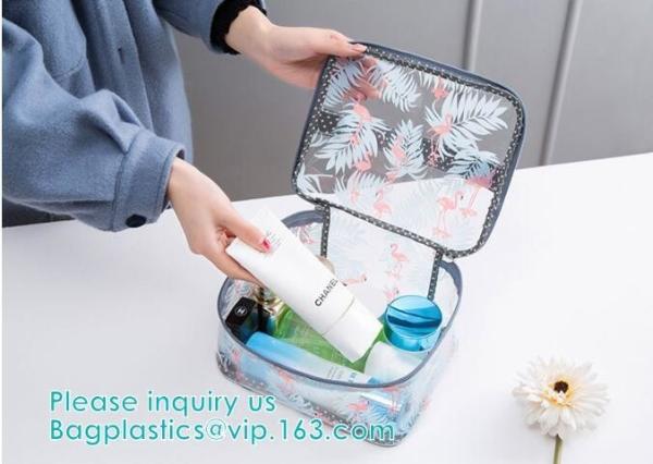 Vinyl Wash Beauty Cosmetic Travel Toiletry Bag,Makeup Bag, Travel Mens Toiletry
