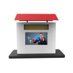 Urhealth 65 inch outdoor window LCD display showcase for advertising