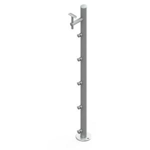 Wholesale Stainless Steel Railing Components , Customizable Stainless Balustrade Posts from china suppliers
