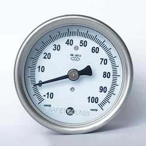 Wholesale 316 SS Capsule Pressure Gauge 100 CmH2O Ring Bellows Manometer Low Pressure Gauge from china suppliers