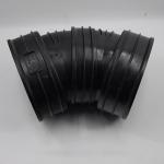 Customized HDPE Corrugated Pipe Fittings Double Wall 90 45 Degree Elbow Fittings