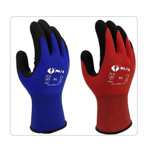 Wholesale Breathable Multipurpose Machinery Equipment Nylon Spandex 15G 4131X Hand Safety Nitrile Gloves from china suppliers