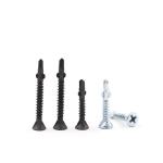 ISO9001 2015 Certified Flat Head Self Drilling Wing Screw Black Blue Zinc