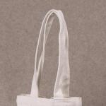 Printed Shopping Cotton Canvas Bag , Custom Logo White Cotton Tote Bag