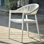 OEM Acceptable European Design PE Rattan Chair and Aluminium Table for Outdoor