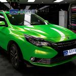 Aiks Apple Green Recoverable Car Body Wrap Sticker Exterior Accessories