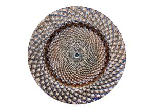 Wholesale 32cm Decorative Lead Free Glass Plates Unparalleled Style from china suppliers