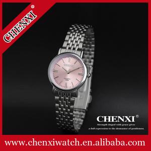 Wholesale Pink Blue Sapphire Watches Man Unisex Stainless Steel Watch Cute Girl's Watch Japan Quartz from china suppliers