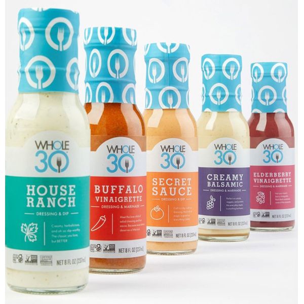 Self Adhesive Bottle Sticker Labels Salad Sauce Bottle Label Printing Customized