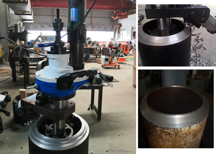 240mm Electric Pipe Beveling Machine 16r/Min Auto Feed