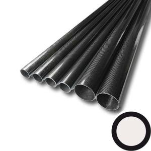 Wholesale 100% Customized Size Carbon Fiber Round Tubes Excellent Fatigue Resistance from china suppliers